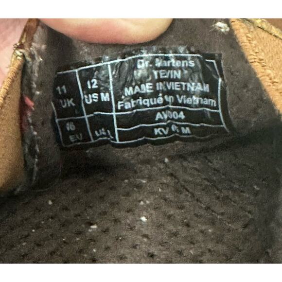 Dr Doc Martens Tevin Mens Size 12 Leather Slip On Loafers Casual Shoes - Picture 9 of 10